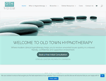 Tablet Screenshot of oldtownhypnotherapy.co.uk